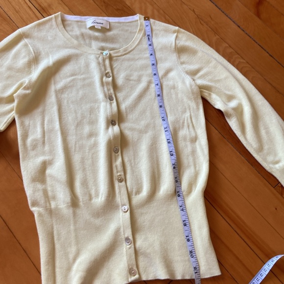 Butter yellow Linea cardigan - Picture 3 of 7